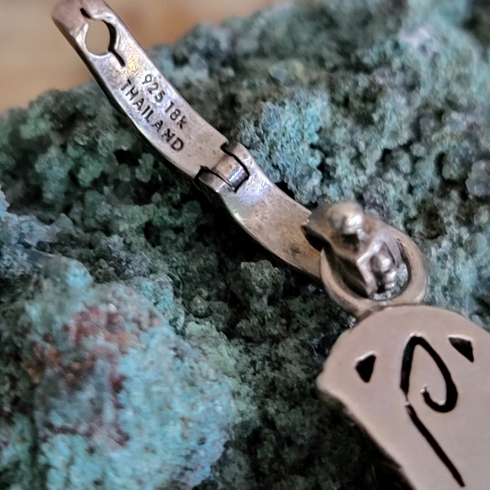 Barbara Bixby sterling silver and 18k gold cross pendant - Picture 4 of 6